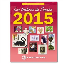 Yvert & Tellier catalogue des timbres de l'année 2015 (catalogue mondial)