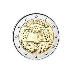 2 Euro herdenkingsmunt België 2007 "Verdrag Rome" (UNC)