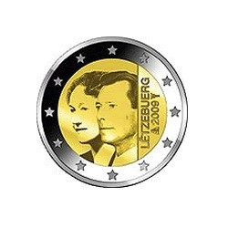 2 Euro herdenkingsmunt Luxemburg 2009 "Herdenking groothertogin...