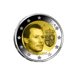 2 Euro herdenkingsmunt Luxemburg 2010 "Wapen Groothertog Henri" (UNC)