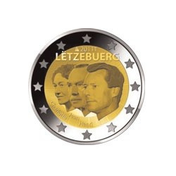 2 Euro herdenkingsmunt Luxemburg 2011 "90e verjaardag van Groothertog...