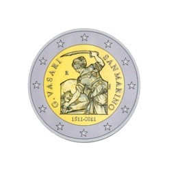 2 Euro herdenkingsmunt San-Marino 2011 "Giorgio Vasari" (FDC in blister)