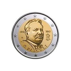 Pièce 2 euro commémorative Italie 2012 "100e anniversaire de la mort de...