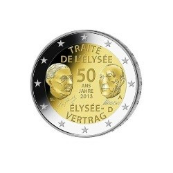 2 Euro herdenkingsmunt Duitsland 2013 "Elysée verdrag deelstaat D" (UNC)