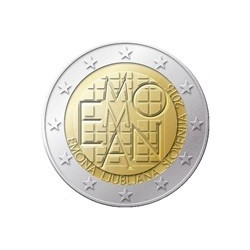 Pièce 2 euro commémorative Slovénie 2015 "2000e anniversaire de la ville...