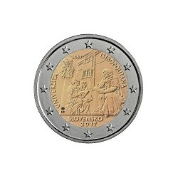 Pièce 2 euro commémorative Slovaquie 2017 "Universite d'Istropolitana"...