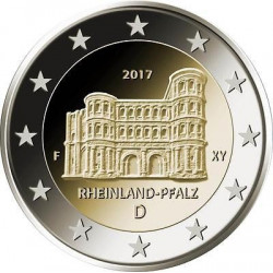 Pièce 2 euro commémorative Allemagne 2017 "Porta Nigra Trier...