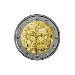 Pièce 2 euro commémorative France 2017 "Auguste Rodin" (UNC)