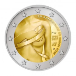 2 Euro herdenkingsmunt Frankrijk 2017 "Borstkanker" (UNC)