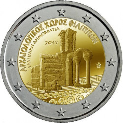 Pièce 2 euro commémorative Grèce 2017 "Philippi" (UNC)