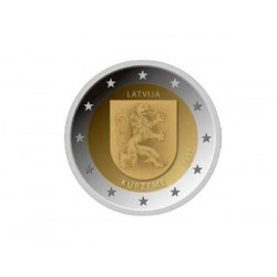 2 Euro herdenkingsmunt Letland 2017 "Kurzeme" (UNC)