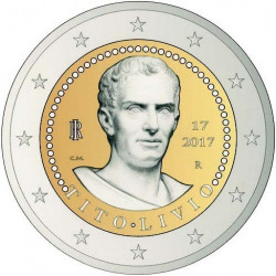 Pièce 2 euro commémorative Italie 2017 "Tito Livio" (UNC)