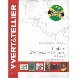 Yvert & Tellier postzegelcatalogus overzee Centraal Amerika Volume 2...