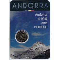 2 Euro herdenkingsmunt Andorra 2017 "Land in de Pyreneeën" (BU)