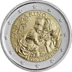 2 Euro herdenkingsmunt San-Marino 2018 "Tintoretto" (FDC in blister)
