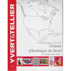 Yvert & Tellier catalogue des timbres d'outremer Amérique du Nord...