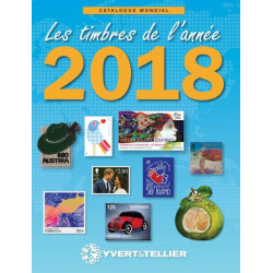 Yvert & Tellier catalogue des timbres de l'année 2018 (catalogue mondial)