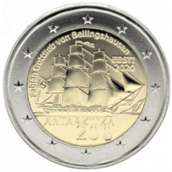 Pièce 2 euro commémorative Estonie 2020 "Antarctique" (UNC)