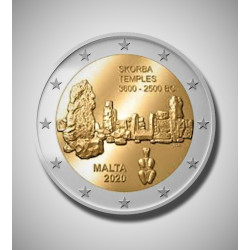 Pièce 2 euro commémorative Malte 2020 “Ta Skorba" (UNC)