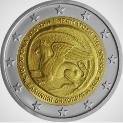 Pièce 2 euro commémorative Grèce 2020 "Thracia" (UNC)