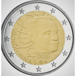 Pièce 2 euro commémorative Finlande 2020 "Vaino Linna" (UNC)