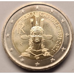 Pièce 2 euro commémorative Italie 2021 "Rome" (UNC)