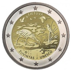 Pièce 2 euro commémorative Lituanie 2021 "Zavintas" (UNC)