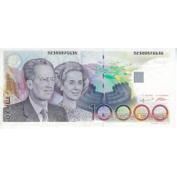Billet de banque Belgique 10000 franc Baudoin & Fabiola (1992-1998)