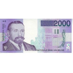 Bankbiljet België 2000 frank Victor Horta
