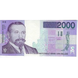 Bankbiljet België 2000 frank Victor Horta