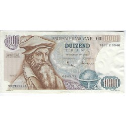 Bankbiljet België 1000 frank Mercator