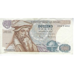 Billet de banque Belgique 1000 franc Mercator