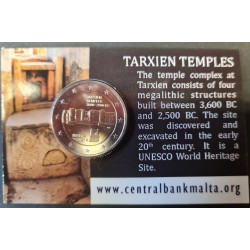 2 Euro herdenkingsmunt Malta 2021 "Tarxien temple" (coincard)