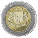 Pièce 2 euro commémorative Lituanie 2021 "Dzukija" (UNC)