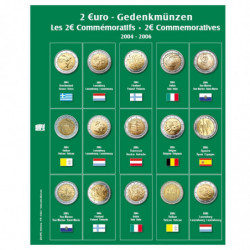 SAFE voordrukblad voor 2€ munten blad N°1 (Griekenland 2004 - Luxemburg...