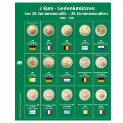 SAFE feuille pré-imprimée pour pièces 2 € N°2 (Allemagne 2006 - Italie...