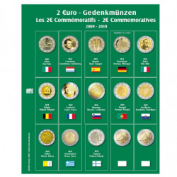 SAFE feuille pré-imprimée pour pièces 2 € N°6 (Italie 2009-Finlande 2010)