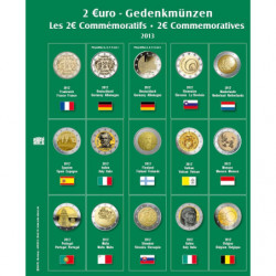 SAFE voordrukblad voor 2€ munten blad N°10 (Frankrijk 2013-België 2013)