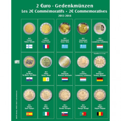 SAFE feuille pré-imprimée pour pièces 2 € N°11 (Finlande 2013-Belgique...