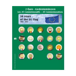 SAFE voordrukblad voor 2€ munten blad N°15 (série 30 jaar Europese vlag)