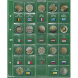 SAFE voordrukblad voor 2€ munten blad N°17 (2016 deel 2)