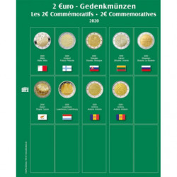 SAFE voordrukblad voor 2€ munten blad N°27 (2020)