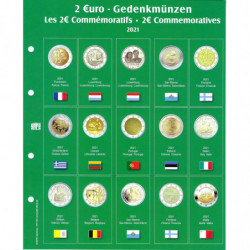 SAFE voordrukblad voor 2€ munten blad N°28 (2021)