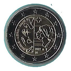 2 Euro herdenkingsmunt België 2022 "Medisch personeel (zorg Covid)" (UNC)