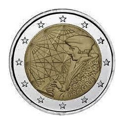 Pièce 2 euro commémorative Chypre 2022 "Erasme" (UNC)