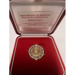 Pièce 2 euro commémorative Monaco 2022 "Prince Albert I" (BE)