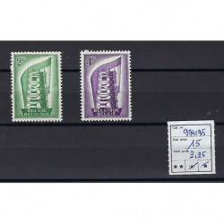 Postzegel België OBP 994-95