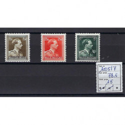 Postzegel België OBP 1005-7