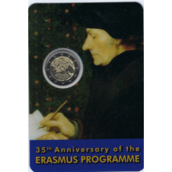 2 Euro herdenkingsmunt Malta 2022 "Erasmus " (coincard)