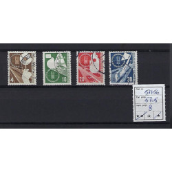 Postzegel Duitsland nr. 53-56